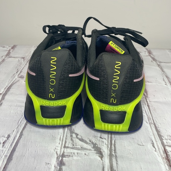 Reebok Black Infused Lilac Nano x2 Training Shoes - Picture 5 of 10